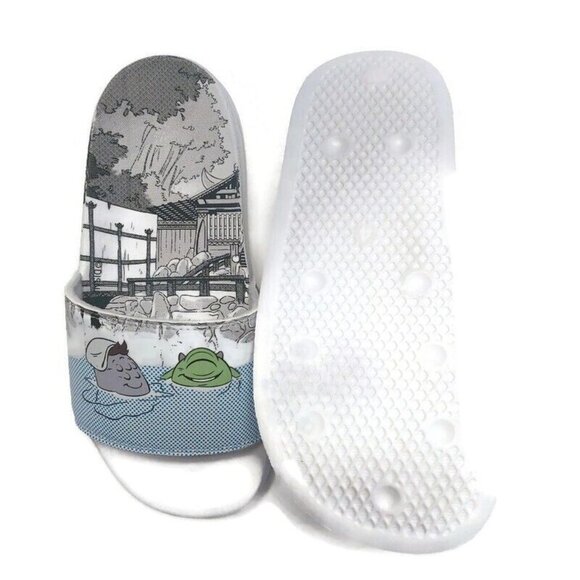 Adidas Originals Mens Sz 4 Adilette Lite Disney Pixar Monsters Inc Slides GX0995 - Picture 7 of 8